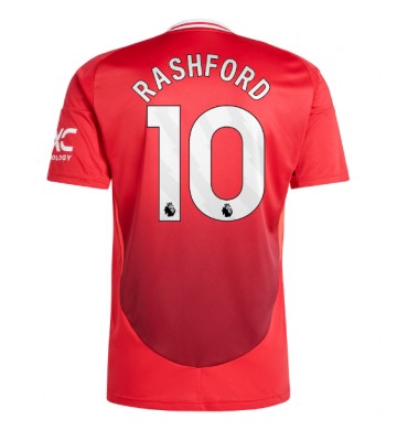 Manchester United Marcus Rashford #10 Hemmatröja 2024-25 Kortärmad